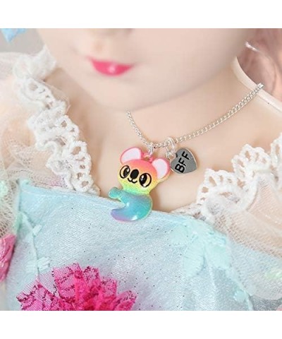 2Pcs Cute Magnetic Koala Panda Pendant Necklace Colored Half Set Necklace BFF Friendship Best Jewelry Gifts for Women Girls $...