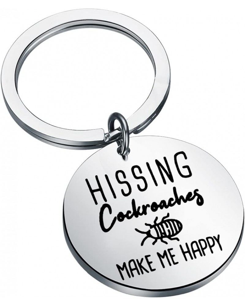 Hissing Cockroach Keychain Hissing Cockroach Make Me Happy Keychain Cockroach Lover Gift Hissing Cockroach K $9.82 Bracelets