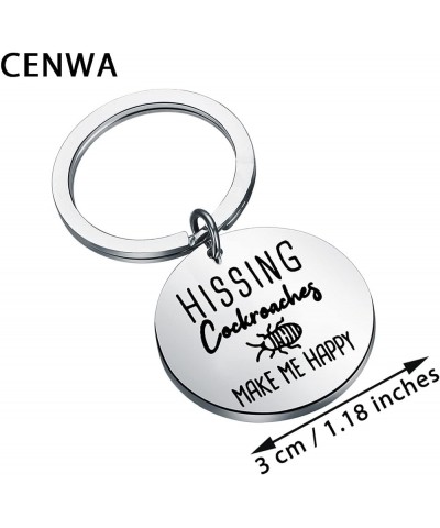 Hissing Cockroach Keychain Hissing Cockroach Make Me Happy Keychain Cockroach Lover Gift Hissing Cockroach K $9.82 Bracelets