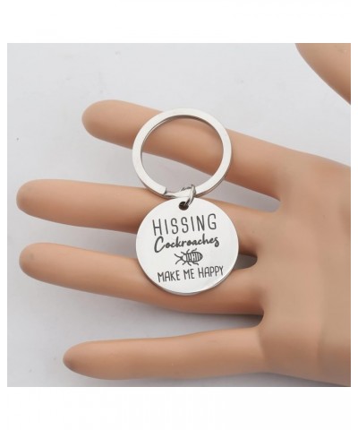 Hissing Cockroach Keychain Hissing Cockroach Make Me Happy Keychain Cockroach Lover Gift Hissing Cockroach K $9.82 Bracelets