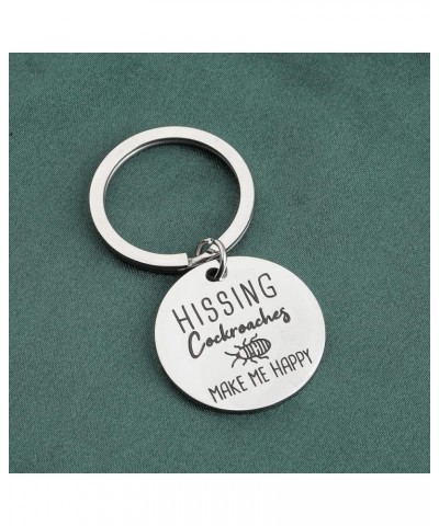 Hissing Cockroach Keychain Hissing Cockroach Make Me Happy Keychain Cockroach Lover Gift Hissing Cockroach K $9.82 Bracelets