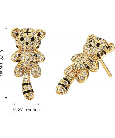 18K Gold Plated Animal Stud Earring for Women Cubic Zirconia Earring Animal Fashion Stud Jewelry for Birthday Mother's Day Gi...