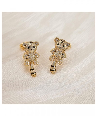 18K Gold Plated Animal Stud Earring for Women Cubic Zirconia Earring Animal Fashion Stud Jewelry for Birthday Mother's Day Gi...