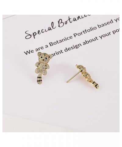 18K Gold Plated Animal Stud Earring for Women Cubic Zirconia Earring Animal Fashion Stud Jewelry for Birthday Mother's Day Gi...