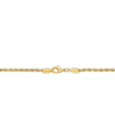 18K Gold Plated Rope Chain Necklace - Made In Brazil 3 Milimeter 24 Inches $12.90 Necklaces