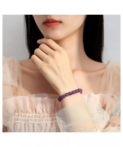 10 Pcs Crystal Necklace and Amethyst Beaded Bracelet $14.68 Necklaces