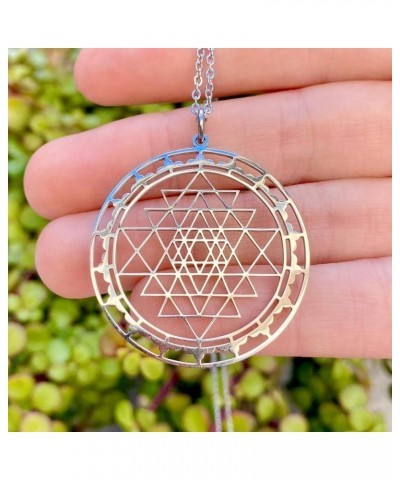 Sri Yantra necklace Silver $23.61 Necklaces