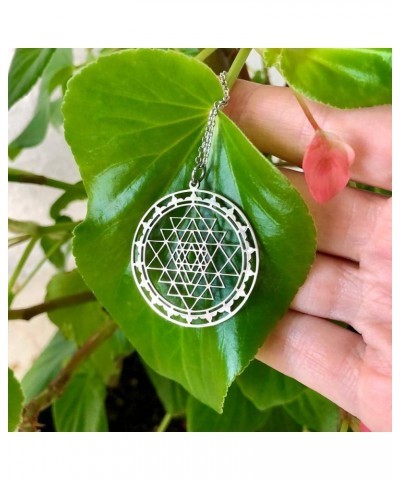 Sri Yantra necklace Silver $23.61 Necklaces