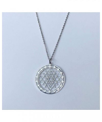 Sri Yantra necklace Silver $23.61 Necklaces