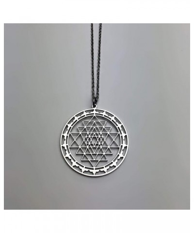 Sri Yantra necklace Silver $23.61 Necklaces