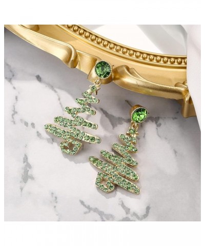 Holiday Christmas Earrings for Women Girls Gift Lovely Cute Star Enamel Hook Drop Dangle Earrings 10-Emerald Color $7.14 Earr...