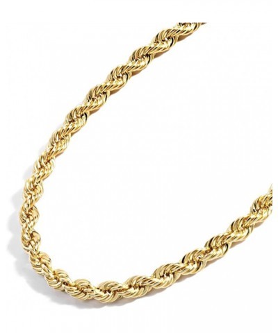 Gold Chain Necklace Collection - 14K Solid Yellow Gold Filled Rope Chain Necklaces for Women and Men with Different Sizes (2....