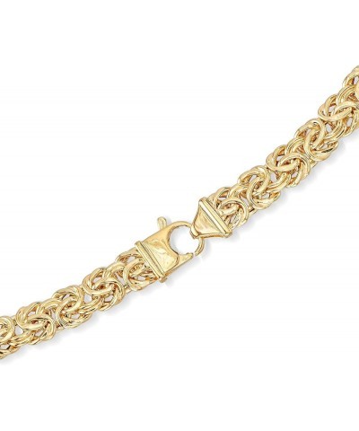 14kt Yellow Gold Graduated Byzantine Necklace 16.0 Inches $880.00 Necklaces