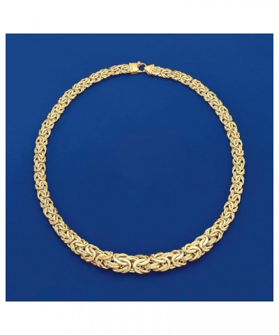 14kt Yellow Gold Graduated Byzantine Necklace 16.0 Inches $880.00 Necklaces