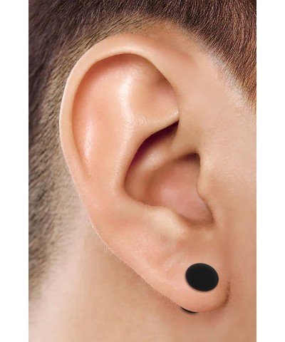 KJM FASHION 6 x Black Silicone Double Flared Ear Stretcher Expander 6pcs 6mm BL SN WT $5.89 Body Jewelry