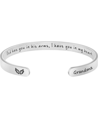 ???????? ???????? for Women In Memory of Jewelry Gift Sympathy Remembering Loss of One You Loved Cuff Bracelets Memorial Gran...