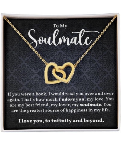 To My Soulmate Necklace for Women, Soulmate Gifts, Soulmate Jewelry, Ziella To My Soulmate, Soulmate Gifts for Her, Soulmate ...