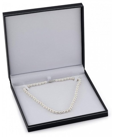 14K Gold AAA Quality White Freshwater Cultured Pearl Choker Necklace for Women in 16" Length White Gold 8.0-9.0mm $50.82 Neck...