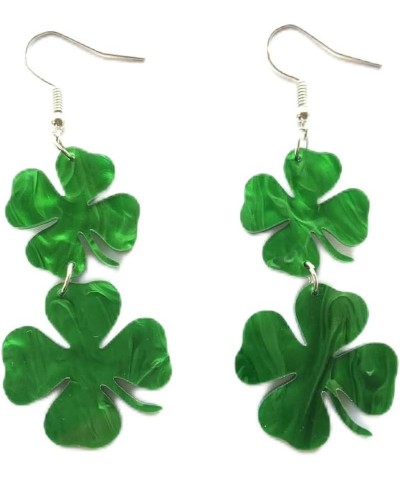 St Patricks Day Shirt Women St Patricks Day Earrings for Women Shamrock Earrings for Girls Irish Earrings Green Clover Drop E...