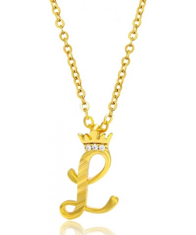 Women Necklace Letter Necklace Women's Shiny Zircon Brass Gold Plated Pendant Necklace Gift Mother Friends Lovers Women's Gif...