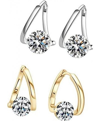 Lucpee Lymphatic Earrings,Prokeng Lymphvity Magnetic Therapy Earrings,Prokeng Earrings Silver Style D $10.59 Earrings