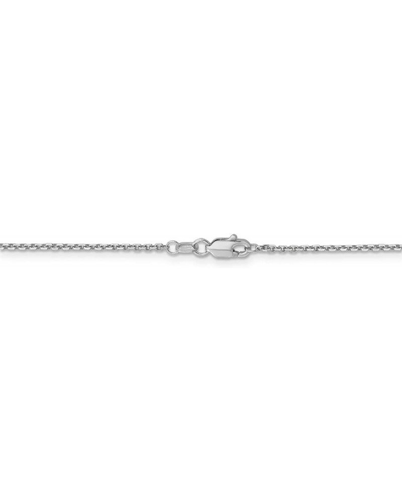 10k White Gold Diamond-Cut Cable Chain Necklace 16.0 Inches 1.4 mm $42.50 Necklaces