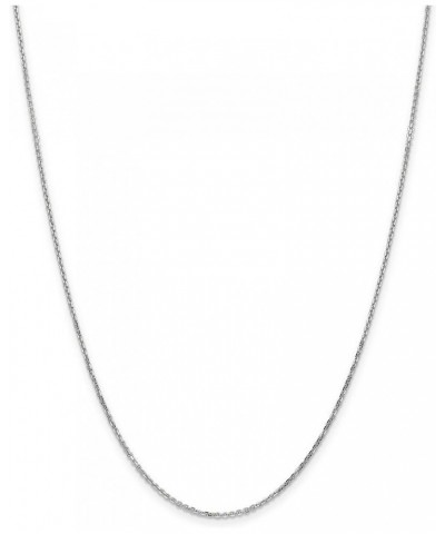 10k White Gold Diamond-Cut Cable Chain Necklace 16.0 Inches 1.4 mm $42.50 Necklaces