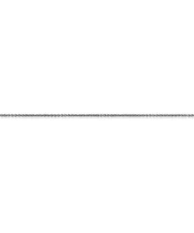 14k White Gold .75mm Solid Polished Cable Chain 18.0 Inches $76.26 Necklaces