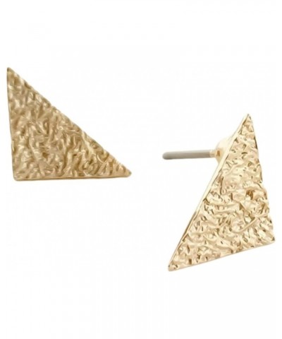 Womens Stud Earrings Titanium Allergy Support stardust triangle $34.45 Earrings