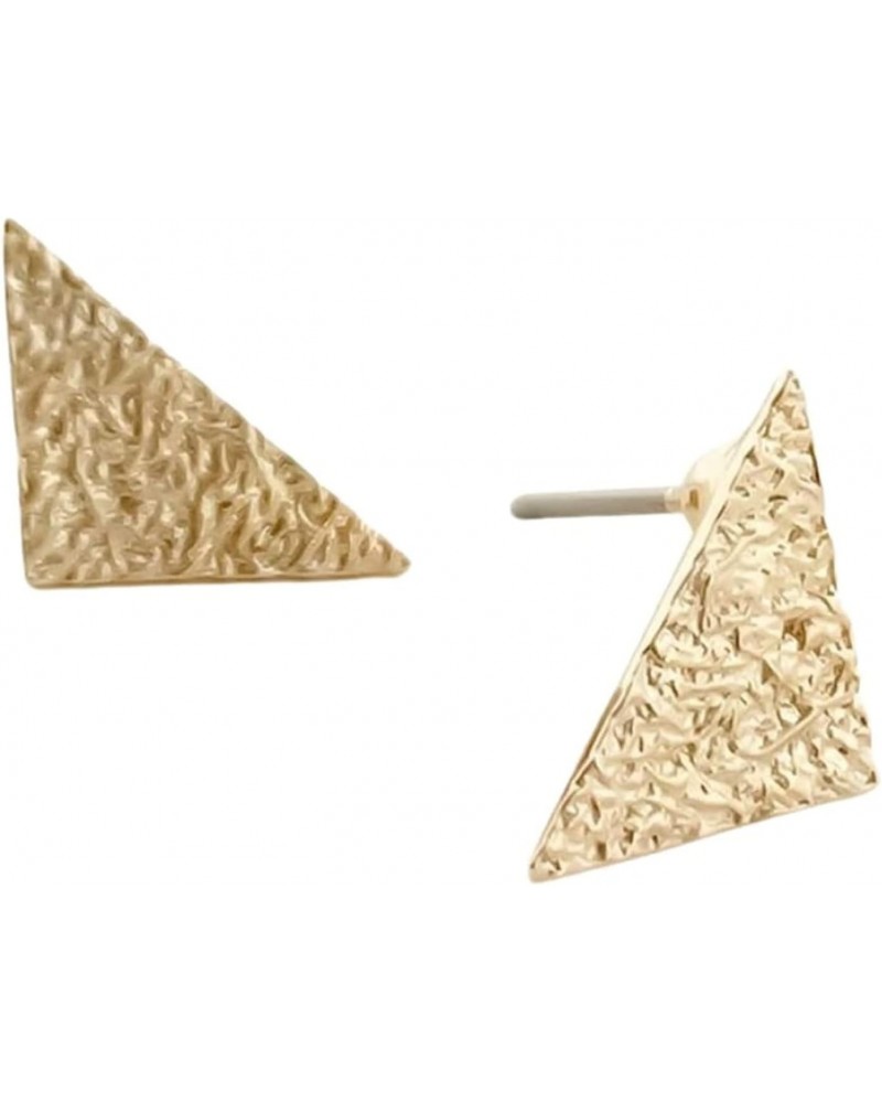 Womens Stud Earrings Titanium Allergy Support stardust triangle $34.45 Earrings