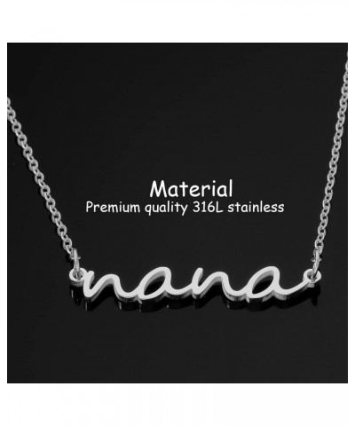 Nana Necklace for Women Grandma from Granddaughter Grandkids Necklaces Mohters Day Best Gifts for Nana $7.16 Necklaces