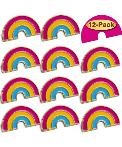 2/12/50/100Pcs Pan Pansexual Pride Rainbow Lapel Pins Bulk-Supports LGBT Progress Gay Brooch Badge for Men Women Clothes Bags...