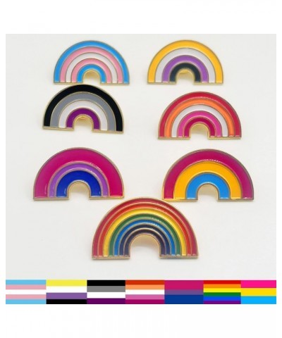 2/12/50/100Pcs Pan Pansexual Pride Rainbow Lapel Pins Bulk-Supports LGBT Progress Gay Brooch Badge for Men Women Clothes Bags...