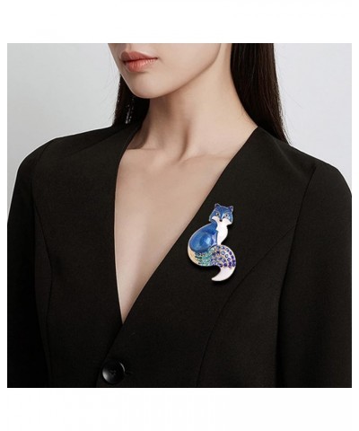 Brooch Pins, Brooch Crafts,Brooch Pin Fox Shape Exquisite Men Women Cartoon Long Lasting Lapel Brooch Clothes Decor Purple $5...