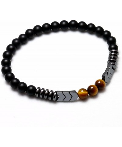 Tiger Eye Natural Stone Bracelet Collection - (Ethnic Wallet Gift) Natural Tiger Eye & Hematite Bracelets $9.85 Bracelets