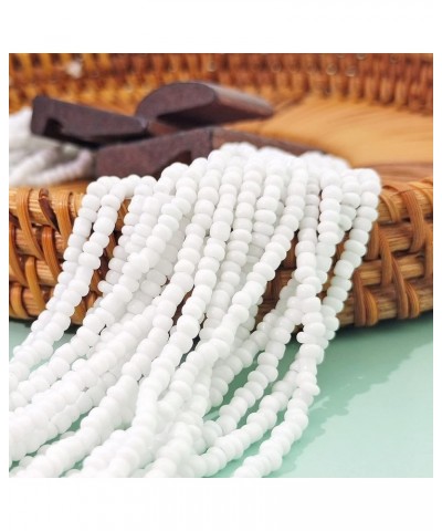 Fashion Multi Layer Strand Collar Colorful Chunky Necklace for Women Tropic Boho Style Necklace White $10.99 Necklaces