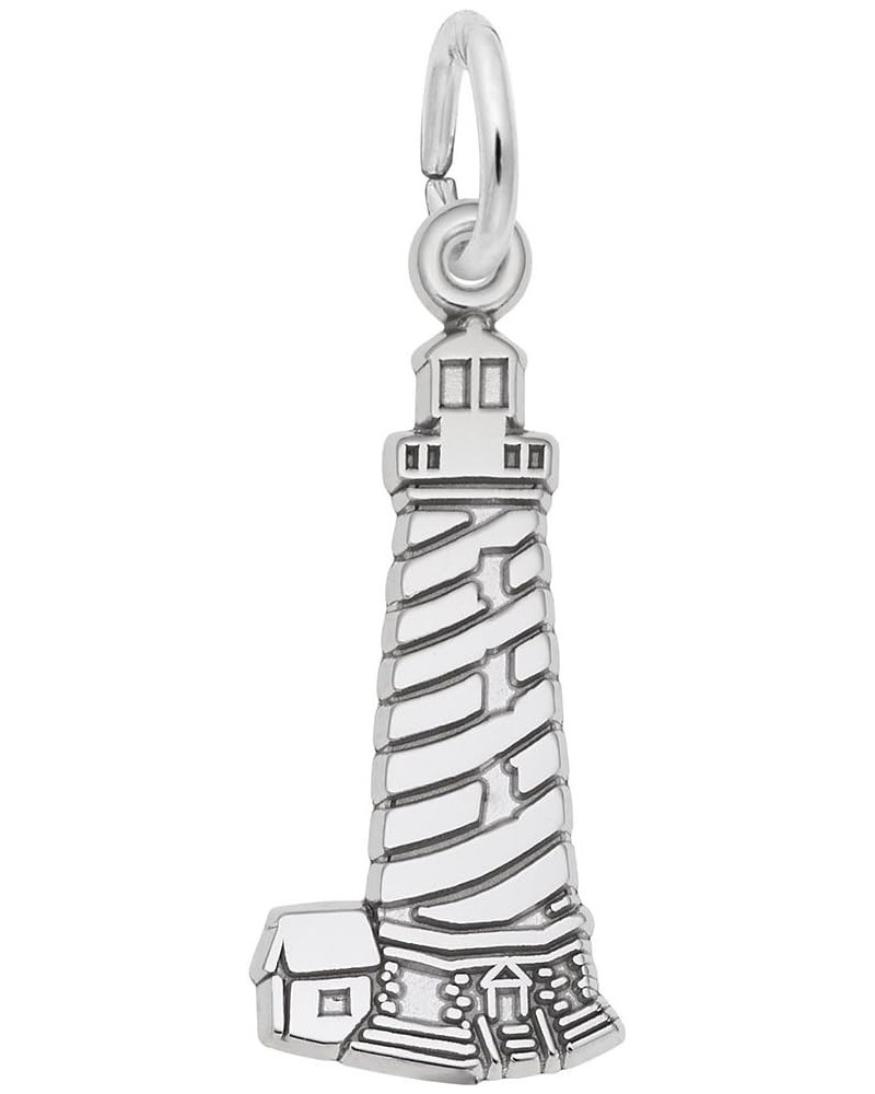 Cape Hatteras,Nc Lighthouse Charm, Charms for Bracelets and Necklaces Sterling Silver $17.98 Bracelets