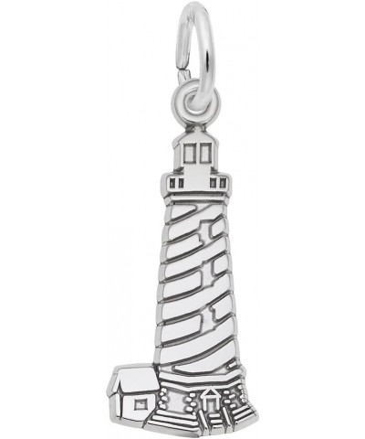 Cape Hatteras,Nc Lighthouse Charm, Charms for Bracelets and Necklaces Sterling Silver $17.98 Bracelets