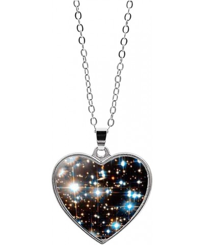 Glow Planet Dome Double Dark System Glass Galaxy Sided In Pendant Necklace The Necklaces Pendants Fashion Personality Design ...