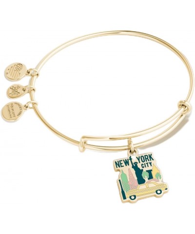 AA640722Expandable Bangle BraceletSG,Places We Love New York City,Shiny Gold,Multi, Bracelets $14.41 Bracelets