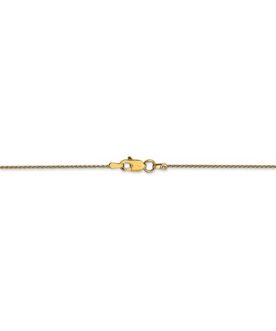 Solid 14k Yellow Gold .95mm Parisian Wheat Chain - with Secure Lobster Lock Clasp $56.00 Bracelets