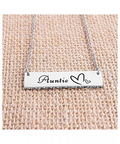 Gift for Aunt Necklace Pendant Christmas Birthday Gift for Auntie from Nephew Niece Jewelry Necklace $8.54 Necklaces