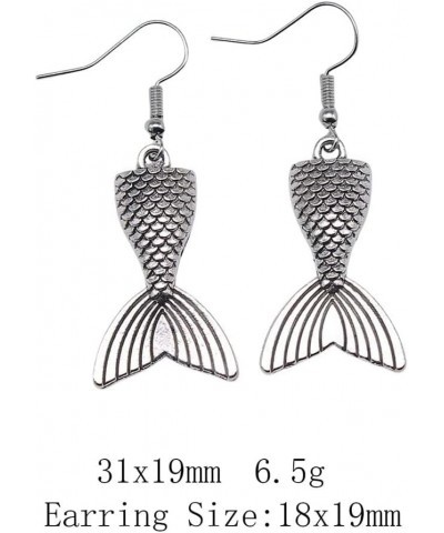 marine life crafts decoration gifts for girls Earrings 1pair-31x19mm-V-K1406-B15500 $4.04 Earrings