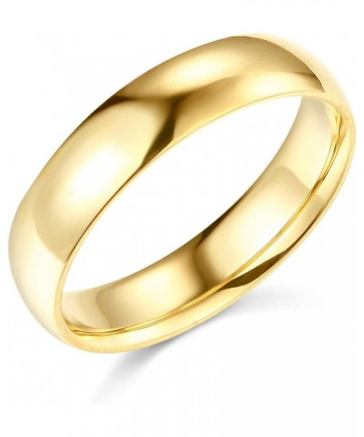 14k Yellow OR White Gold 5mm Solid Comfort FIT Plain Wedding Band Yellow Gold $108.24 Bracelets