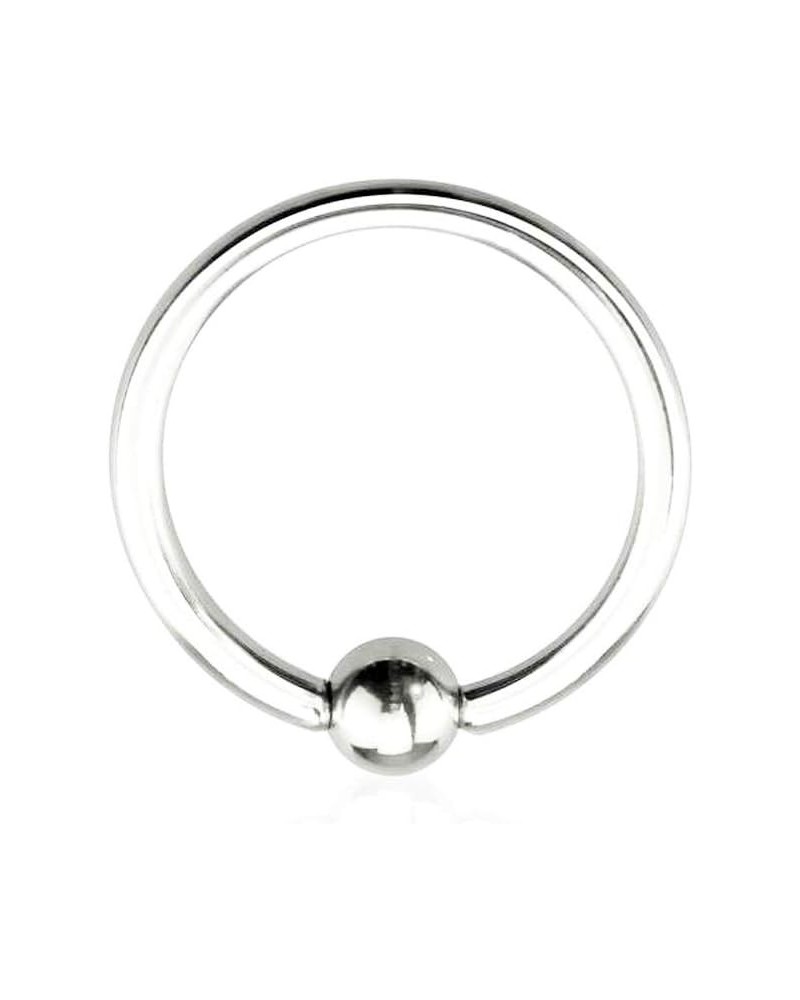 Basic Captive Bead Rings from 20g to 00g 316L Surgical Steel T: 14G, L: 1/2", B: 5mm $9.34 Body Jewelry