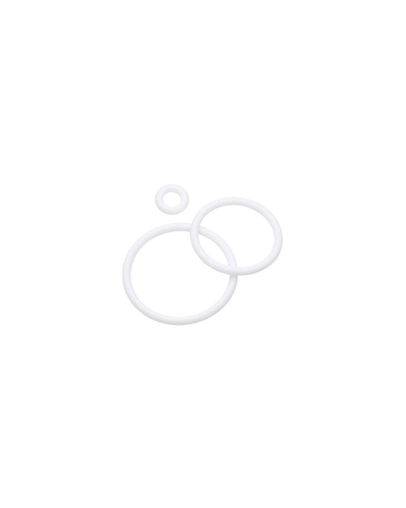 Hypo-Allergenic Replacement Silicone O-Ring (Pack of 10) 25mm White $8.47 Body Jewelry