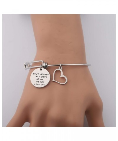 Going Away Gift Key Chain Retirement Jewelry Coworker Gift You'll Always Be A Part of Us We Will Miss You Gifts Bracelet $10....