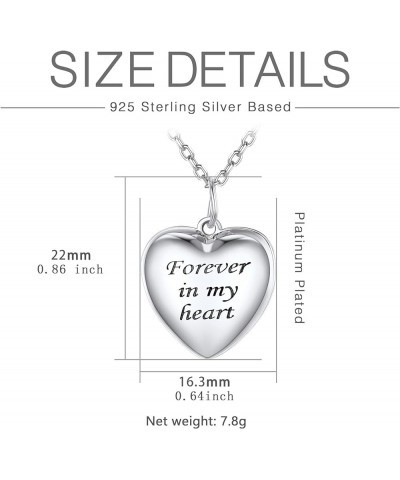 Personalized & Engraved Locket Necklace with 18" Chain -Angel Wings Locket, Custom Heart Locket Pendant That Holds Picture, S...