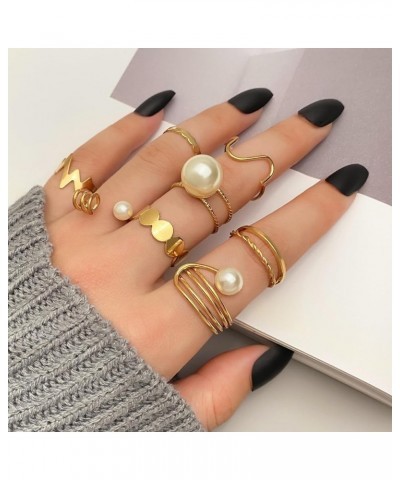 22 Pcs Gold Kunckle Rings Set for Girls Stackable Rings Pack for Women Boho Butterfly Finger Rings Set Vintage Heart Rings Je...