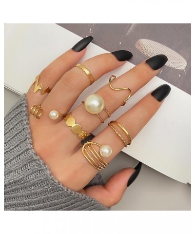 22 Pcs Gold Kunckle Rings Set for Girls Stackable Rings Pack for Women Boho Butterfly Finger Rings Set Vintage Heart Rings Je...